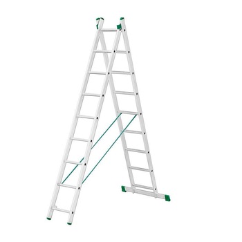 Scara aluminiu Eurostil Alverosal 2x9trepte, 4.27 m Scara aluminiu Eurostil Alverosal 2x9trepte, 4.27 m