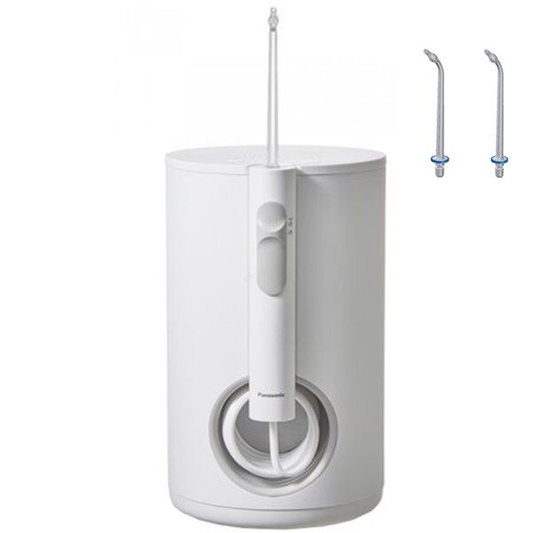 Pachet Irigator Oral Panasonic Ultrasonic Technology EW1611W503 + 2 duze de schimb