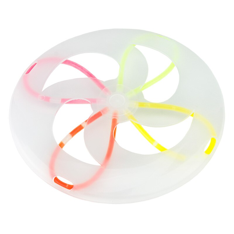 Jucarie Frisbee, ProCart, disc zburator luminescent glow, 19 cm, ABS, multicolor