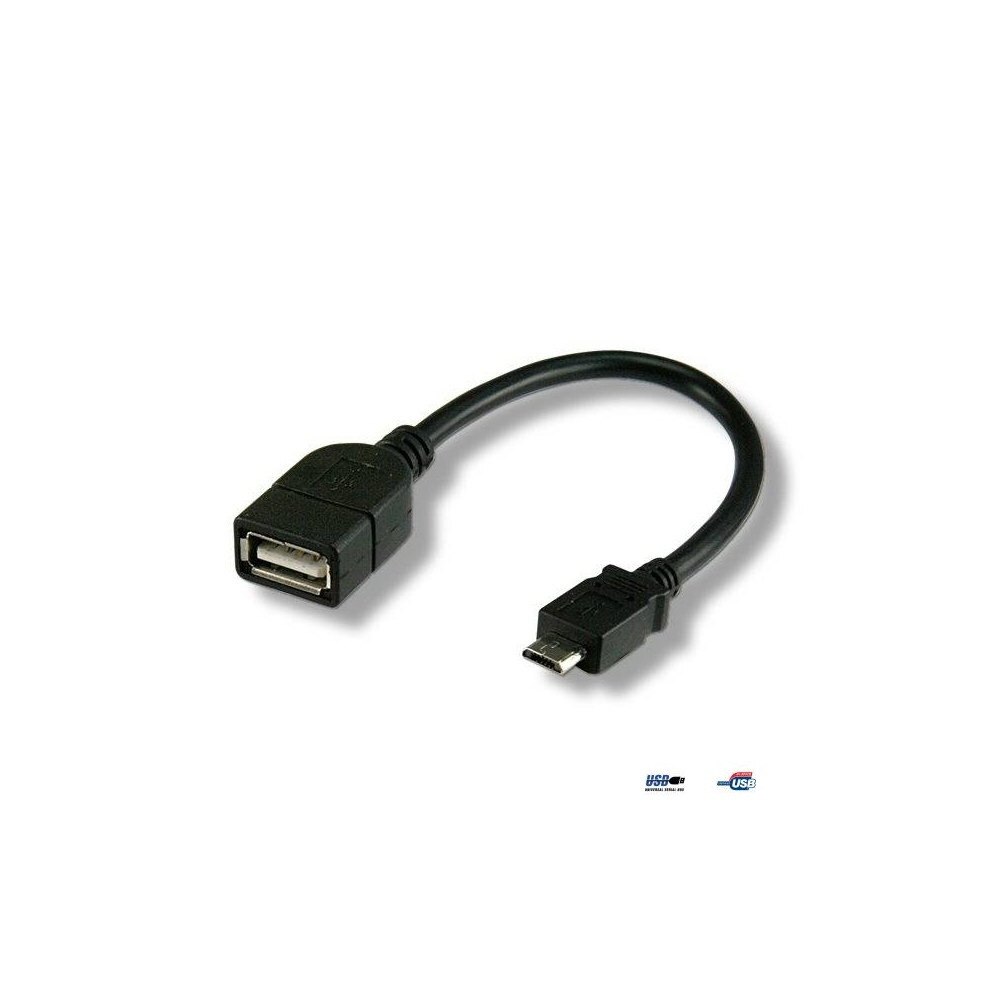 Cablu de date USB-A 2.0 la Micro-USB, Techly, 0,2 m