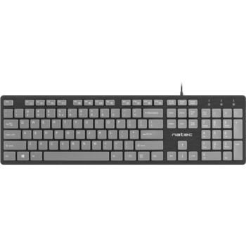 Tastatura Natec Discus slim, Negru/Gri Tastatura Natec Discus slim, Negru/Gri