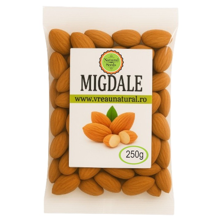 Migdale crude 250gr, Natural Seeds Product