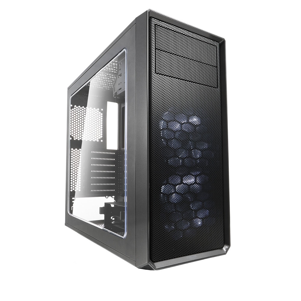 Carcasa Fractal Design Focus G Gray Window, Middle Tower, fara sursa, Gri