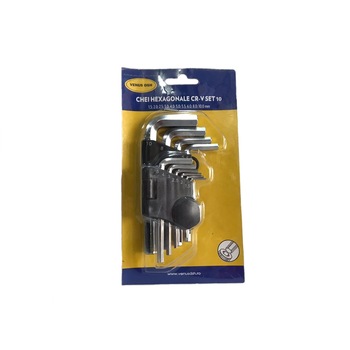 Set 10 chei imbus CR-V, Venus Dsh Set 10 chei imbus CR-V, Venus Dsh