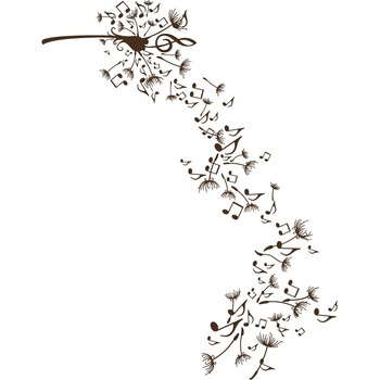 Papadie muzicala - Sticker Decorativ - Choco - 115 x 89 cm Papadie muzicala - Sticker Decorativ - Choco - 115 x 89 cm