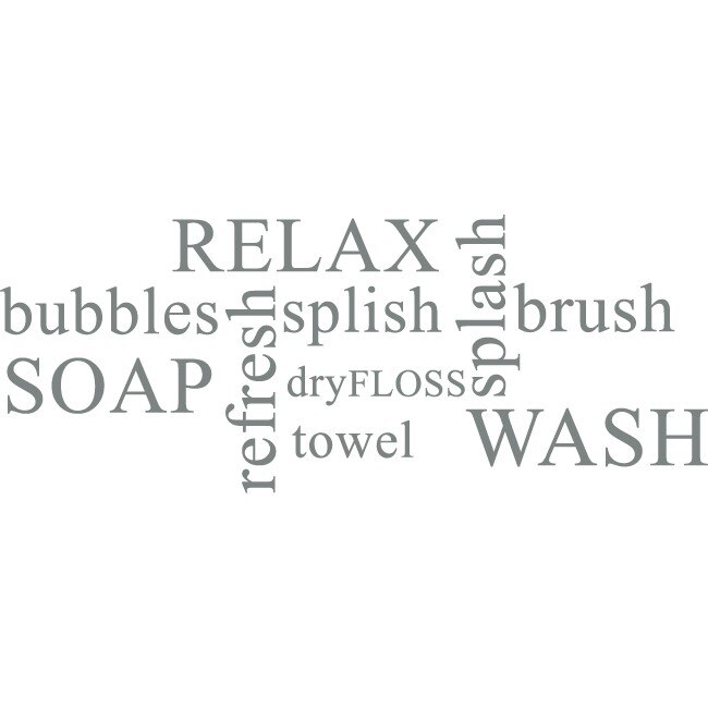 Improspatare zilnica - Sticker Decorativ - Gri Metal - 135 x 53 cm