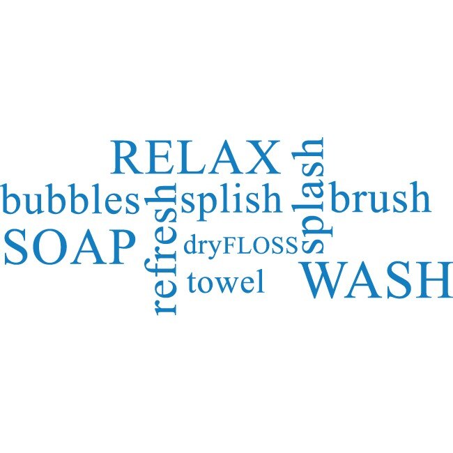 Improspatare zilnica - Sticker Decorativ - Albastru - 180 x 71 cm