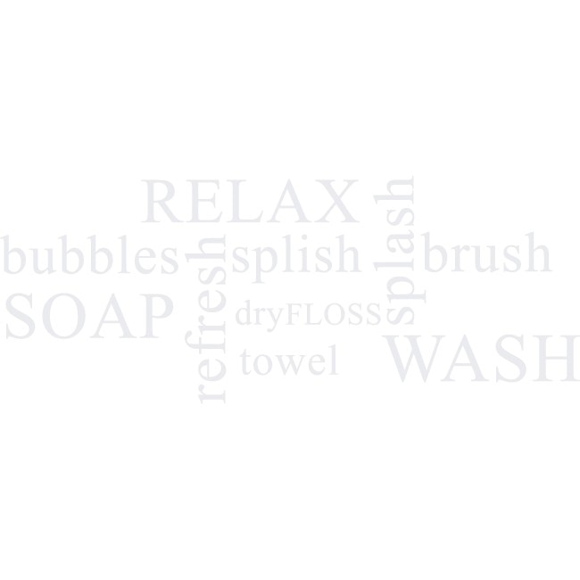 Improspatare zilnica - Sticker Decorativ - Alb polar - 180 x 71 cm