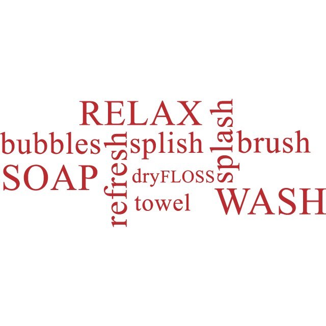 Improspatare zilnica - Sticker Decorativ - Rosu Cardinal - 180 x 71 cm