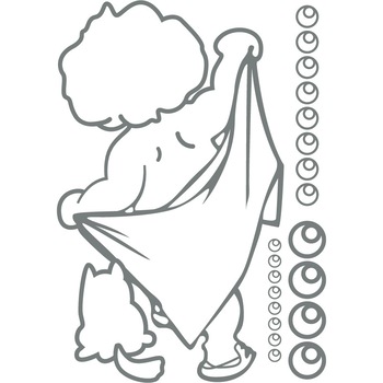 Baietasul ingrijit - Sticker Decorativ - Gri Metal - 106 x 150 cm Baietasul ingrijit - Sticker Decorativ - Gri Metal - 106 x 150 cm