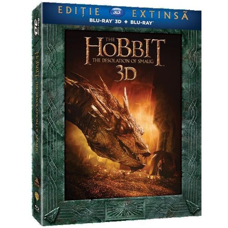 Pachet 5 Blu Ray Hobbitul Dezolarea Lui Smaug Editie Extinsa 2d 3d The Hobbit The Desolation Of Smaug Blu Ray Disc 2013 Emag Ro