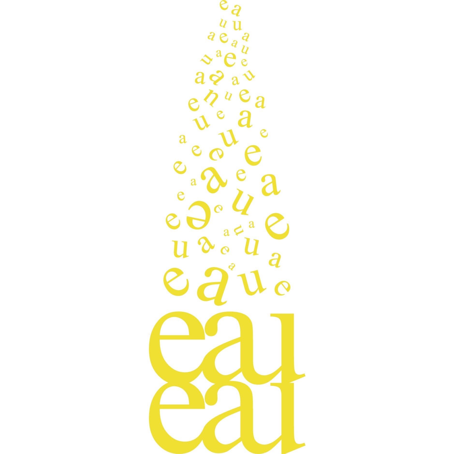 Eau - Apa - Sticker Decorativ - Lemon - 135 x 47 cm