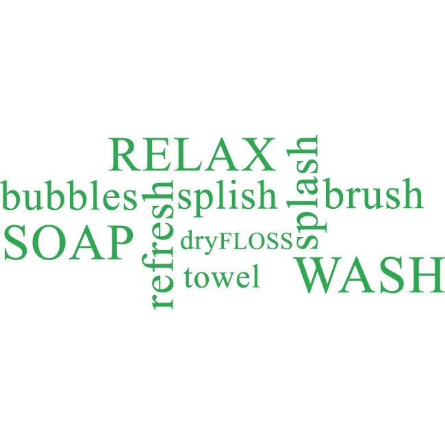 Improspatare zilnica - Sticker Decorativ - Verde - 180 x 71 cm