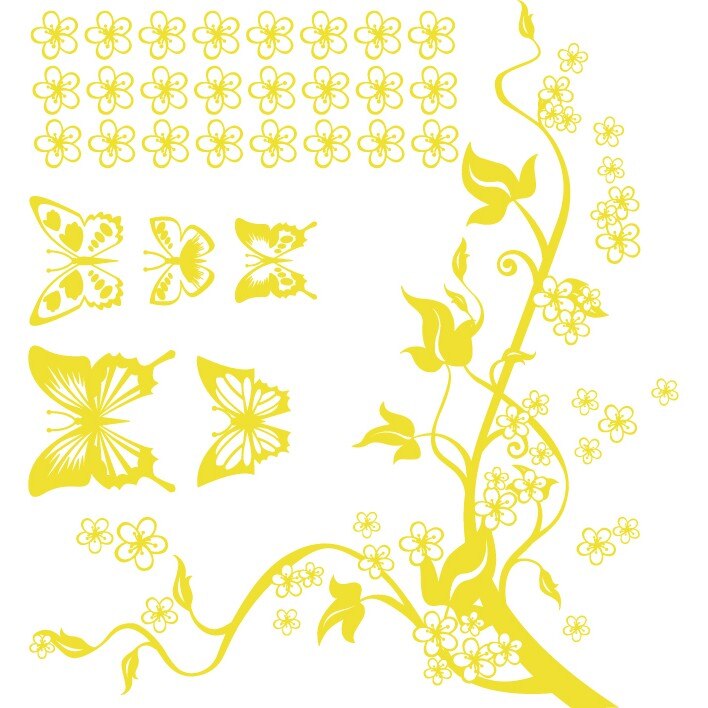 Farmec de primavara - Sticker Decorativ - Lemon - 89 x 97 cm