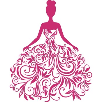 Mireasa - Sticker Decorativ - Magenta - 119 x 147 cm Mireasa - Sticker Decorativ - Magenta - 119 x 147 cm