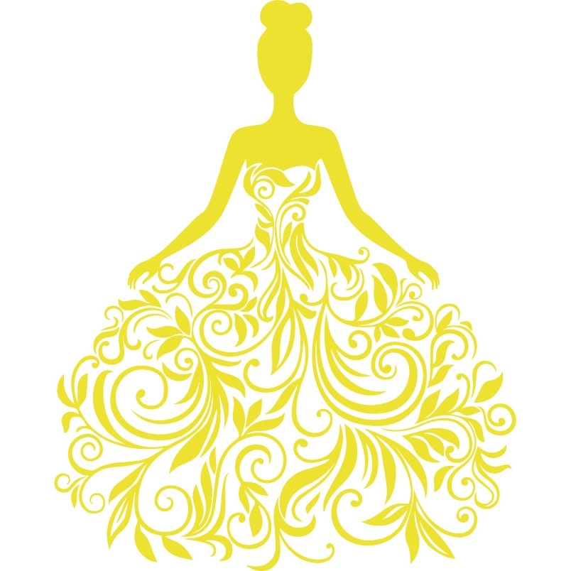 Mireasa - Sticker Decorativ - Lemon - 119 x 147 cm