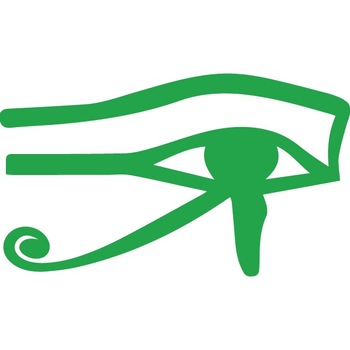 Ochiul lui Horus - Sticker Decorativ - Verde - 120 x 70 cm Ochiul lui Horus - Sticker Decorativ - Verde - 120 x 70 cm