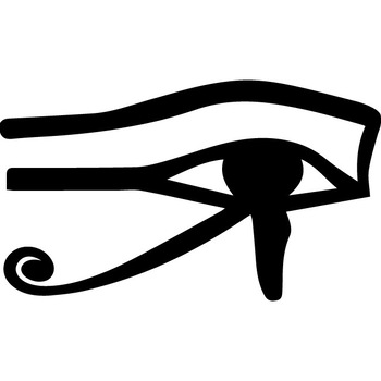 Ochiul lui Horus - Sticker Decorativ - Negru - 160 x 93 cm Ochiul lui Horus - Sticker Decorativ - Negru - 160 x 93 cm