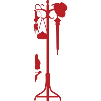 Cuier - Sticker Decorativ - Rosu Cardinal - 45 x 135 cm Cuier - Sticker Decorativ - Rosu Cardinal - 45 x 135 cm