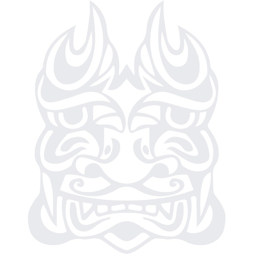 Zeul Tiki - Sticker Decorativ - Alb polar - 119 x 153 cm