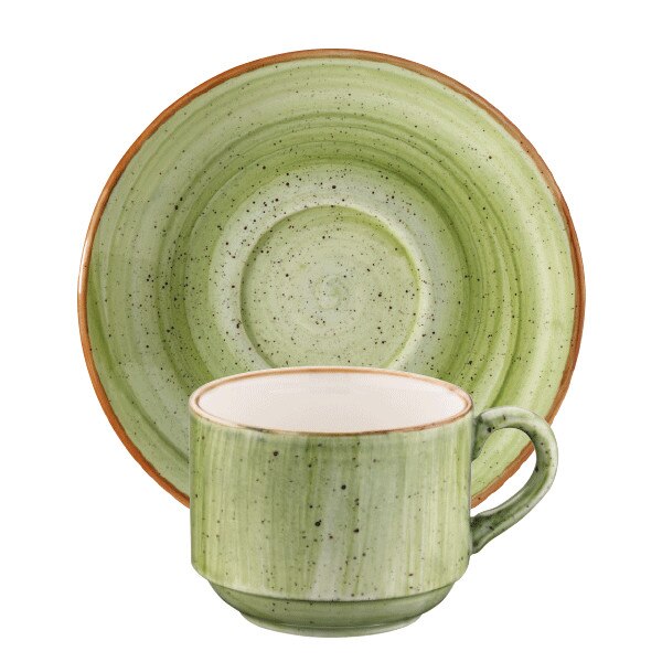 Ceasca si farfurioara din portelan BONNA colectia THERAPY 210cc