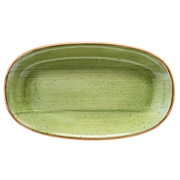 Farfurie ovala din portelan BONNA colectia THERAPY 34x19cm