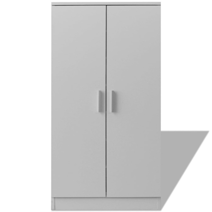 vidaXL fehér cipőszekrény 7 polccal 29.45 kg