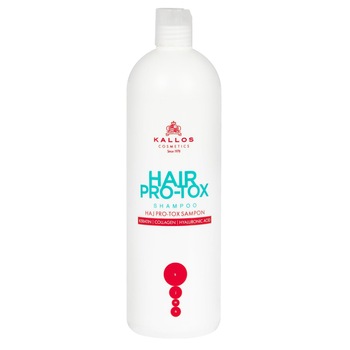 Sampon de par pro-tox cu cheratina,colagen si acid hialuronic KJMN Kallos 1000ml Sampon de par pro-tox cu cheratina,colagen si acid hialuronic KJMN Kallos 1000ml