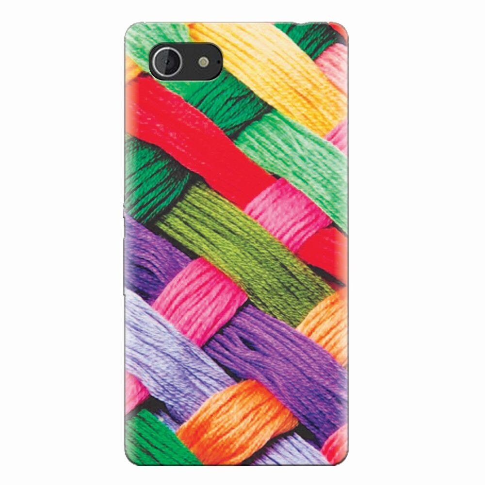 Husa silicon pentru Sony Xperia E3, Colorful Woolen Art