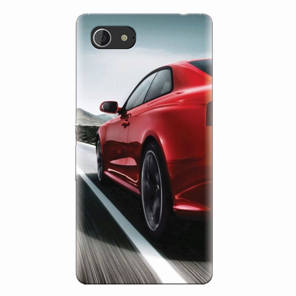 Husa silicon pentru Sony Xperia E3, Car On Road