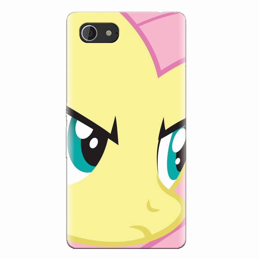 Husa silicon pentru Sony Xperia E3, Close Up Fluttershy My Little Pony Friendship Is Magic