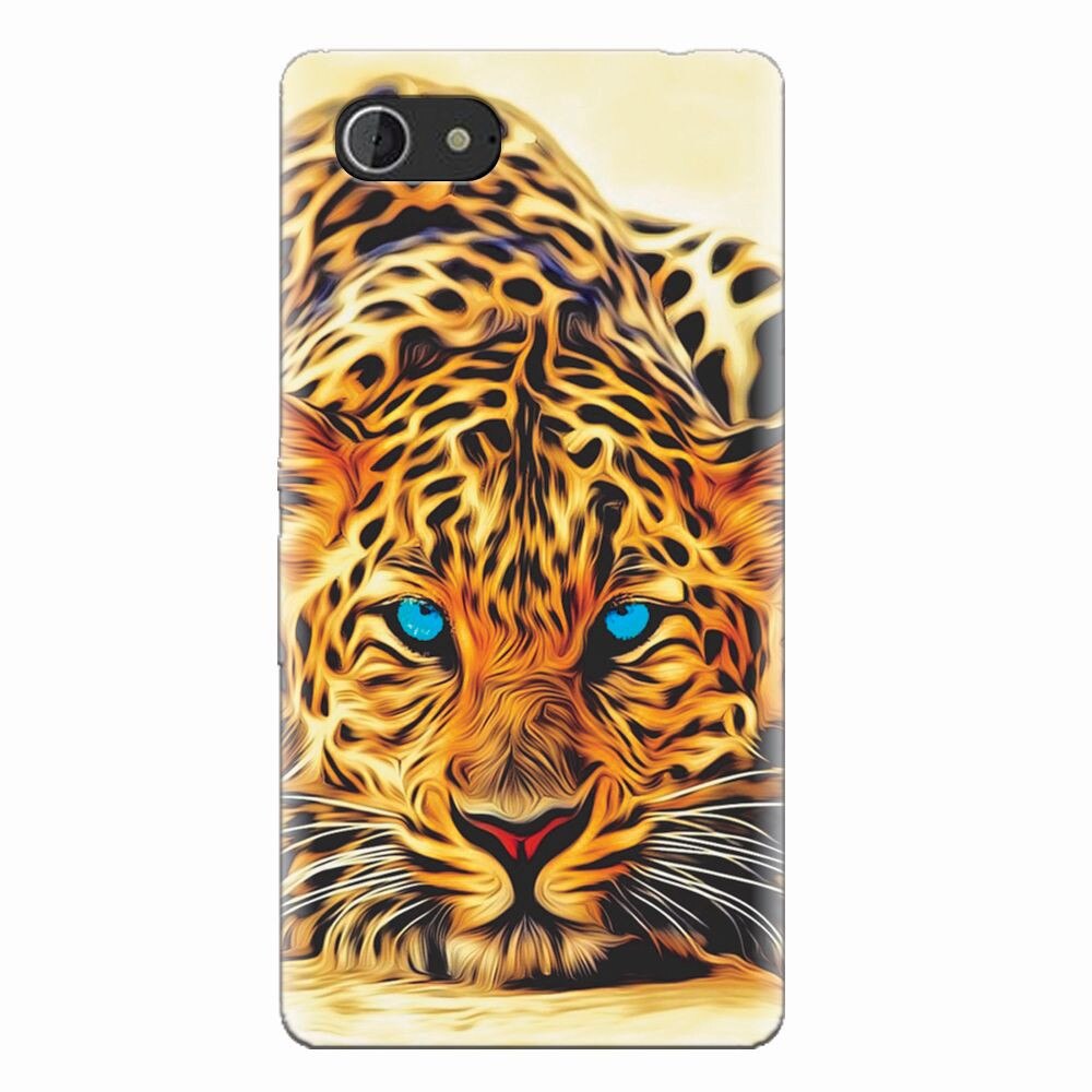 Husa silicon pentru Sony Xperia E3, Animal Tiger