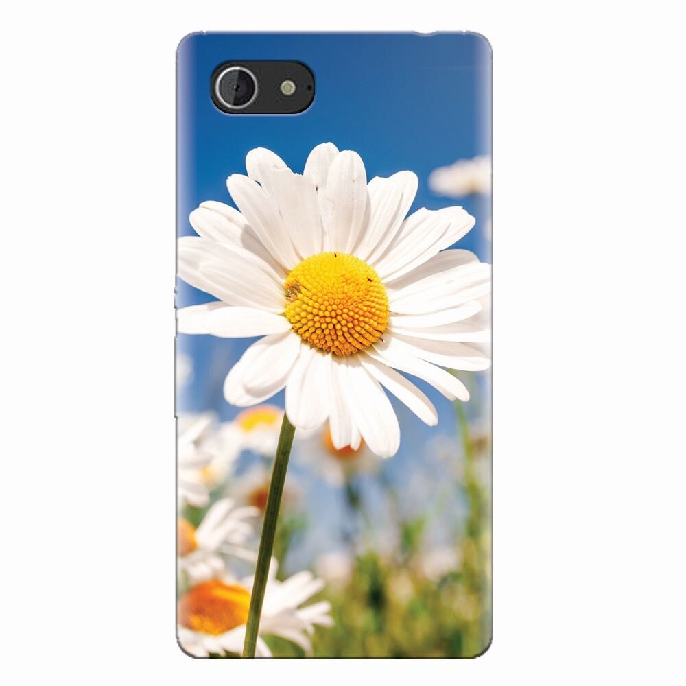 Husa silicon pentru Sony Xperia E3, Daisies Field Flowers