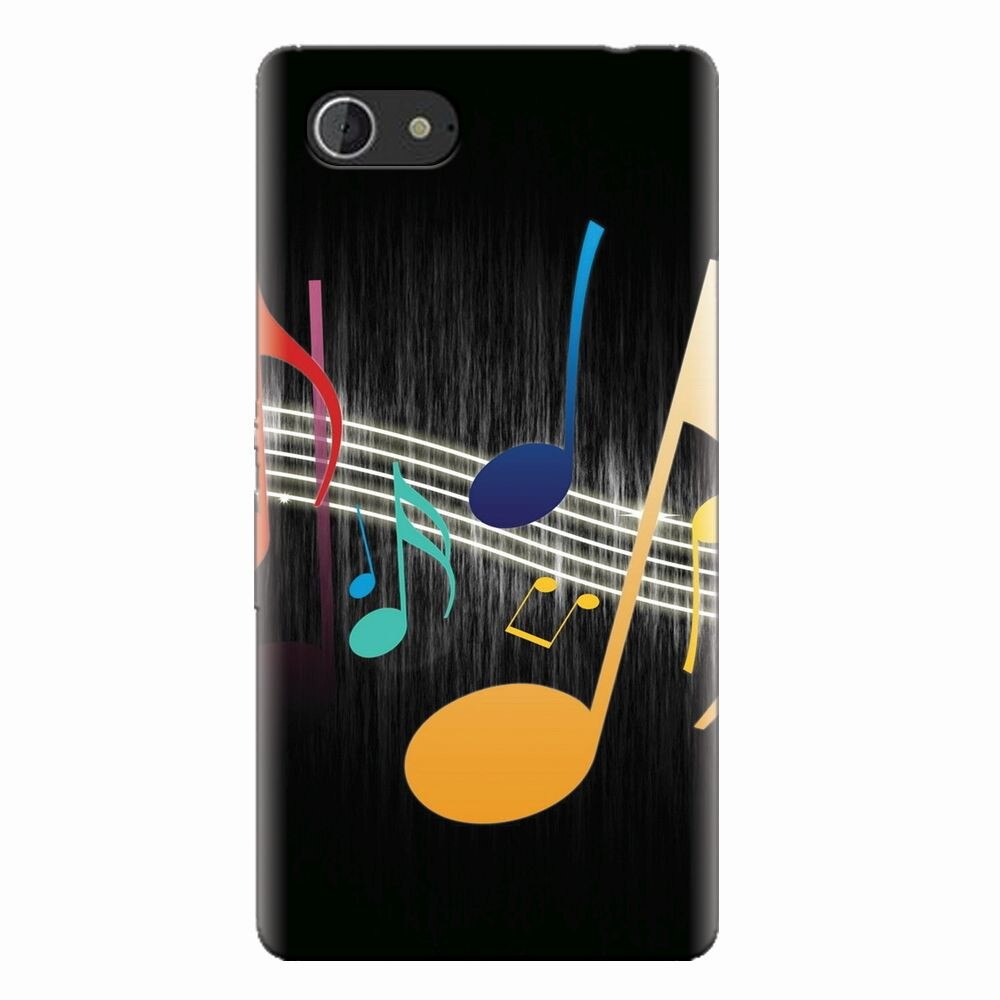 Husa silicon pentru Sony Xperia E3, Colorful Music