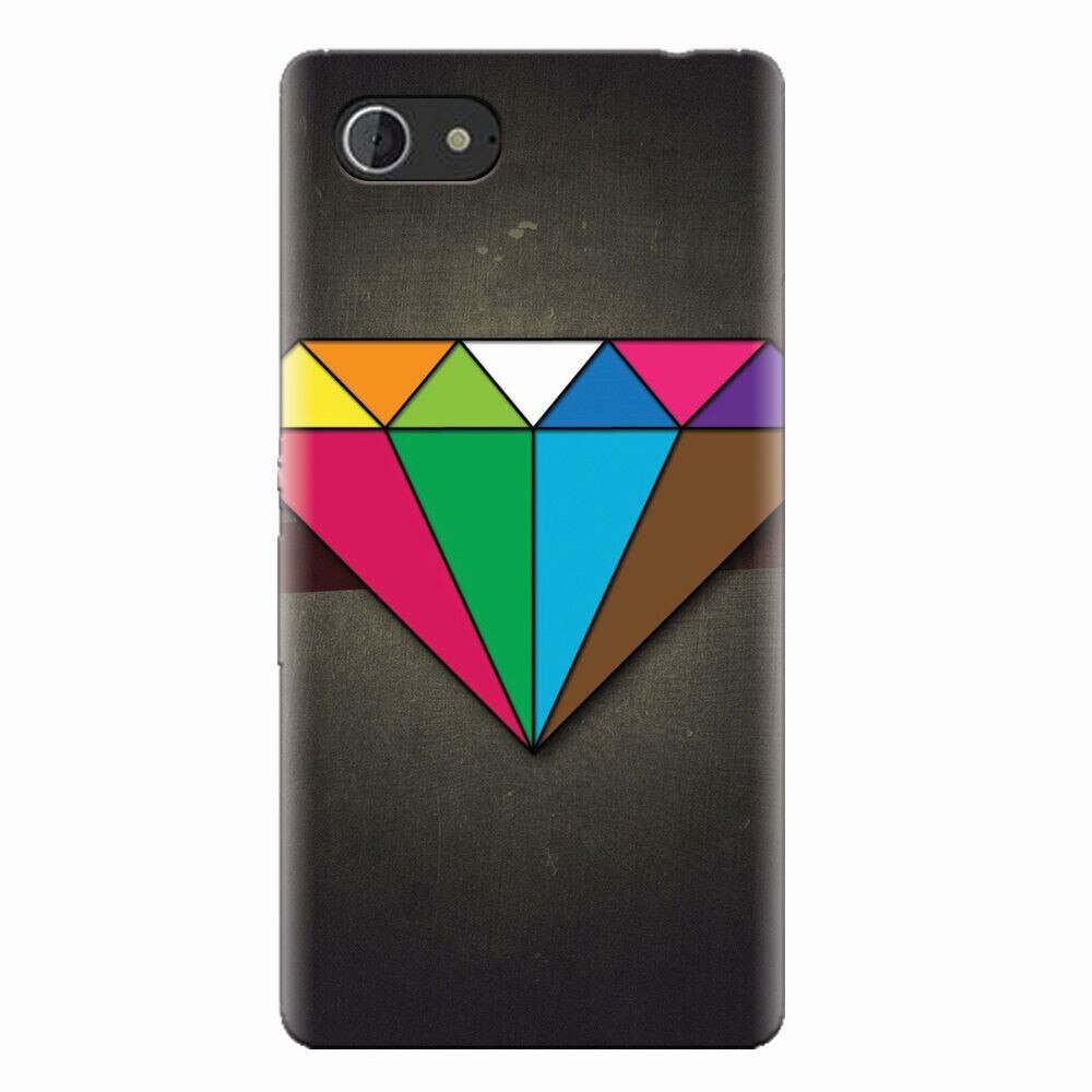 Husa silicon pentru Sony Xperia E3, Colorful Diamond
