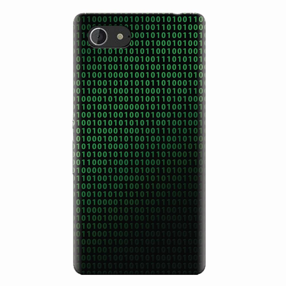 Husa silicon pentru Sony Xperia E3, Binary Code