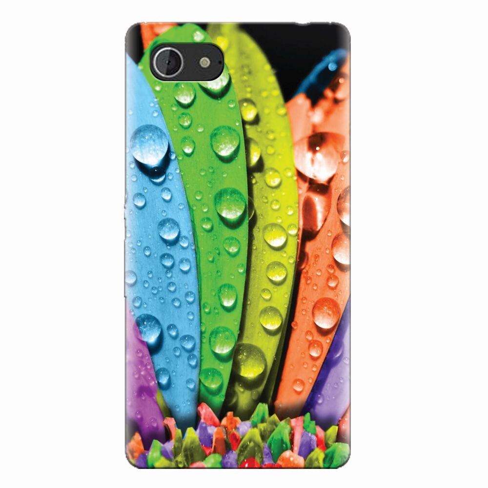 Husa silicon pentru Sony Xperia E3, Colorful Daisy Petals