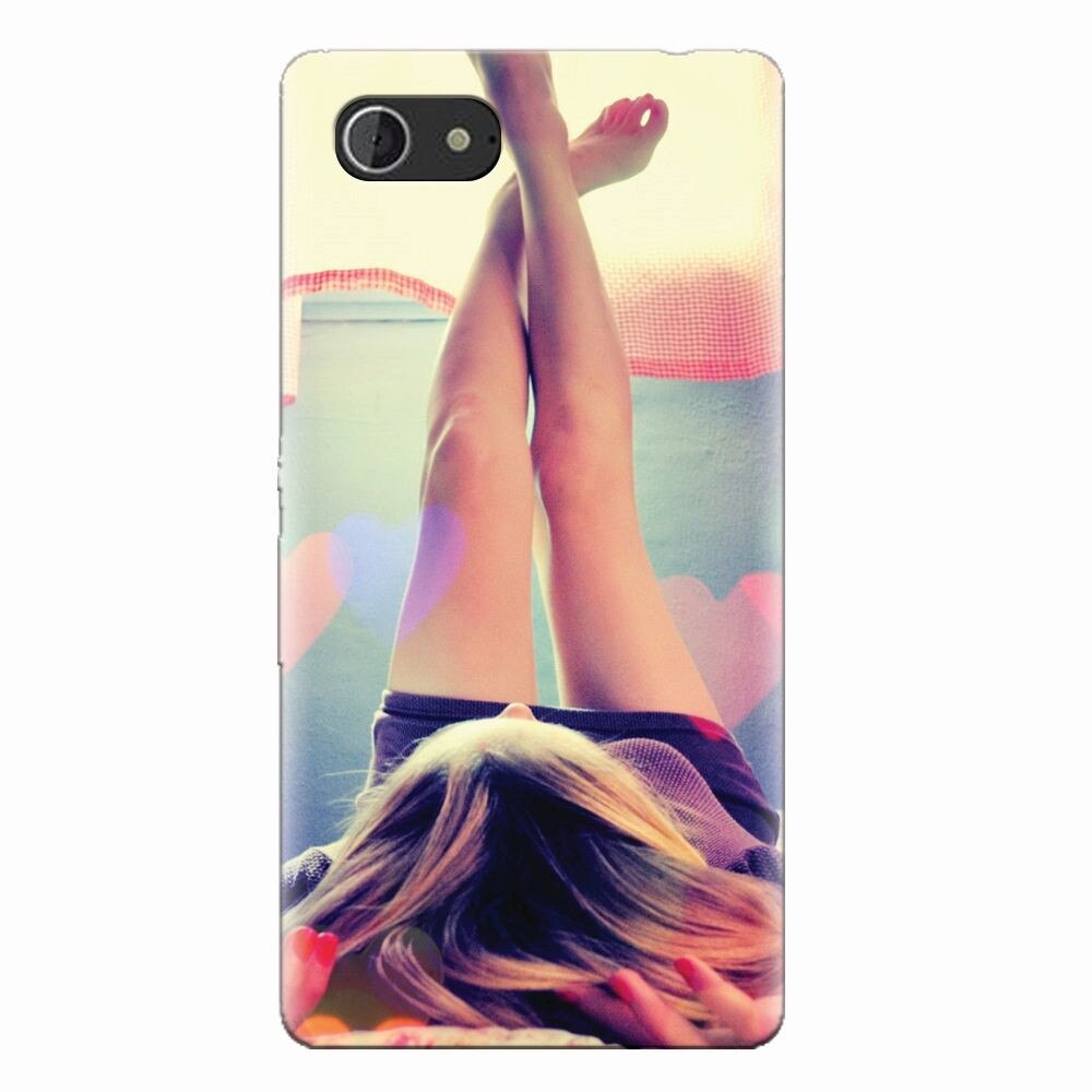 Husa silicon pentru Sony Xperia E3, Relax Girl