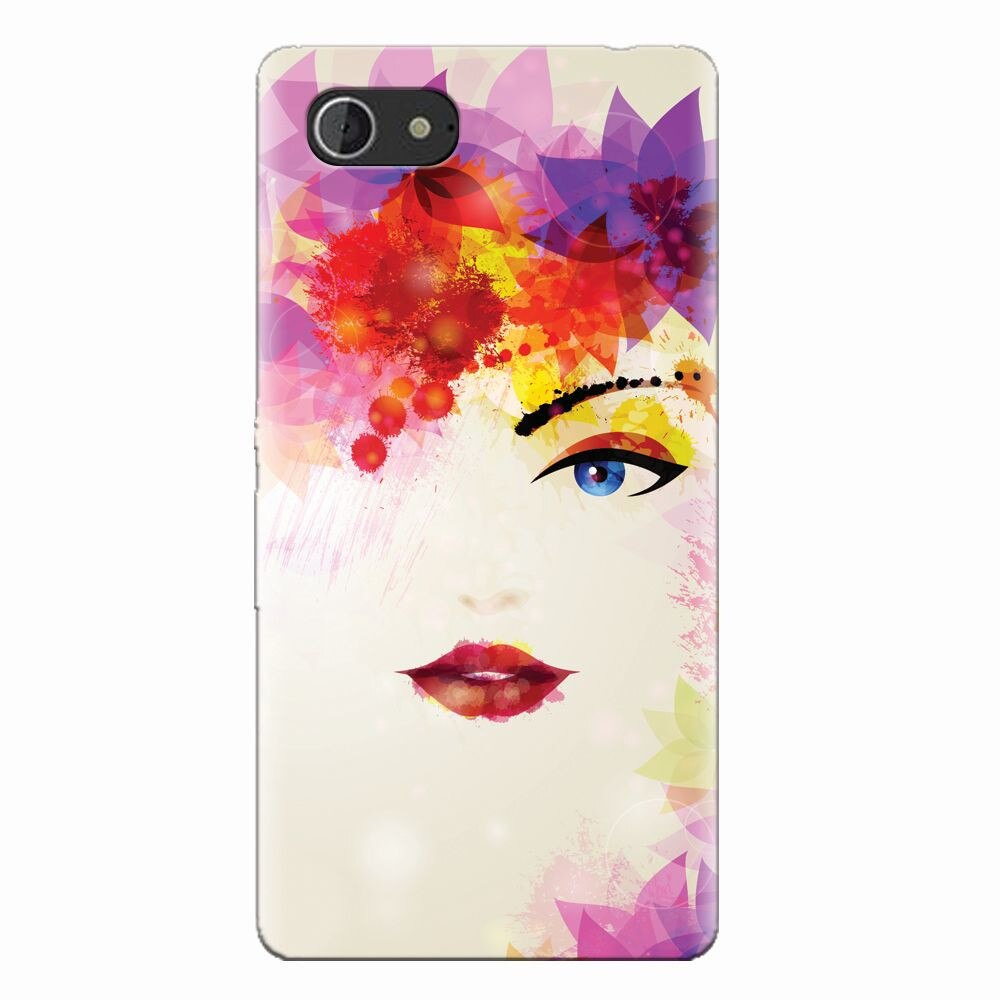 Husa silicon pentru Sony Xperia E3, Pretty Face