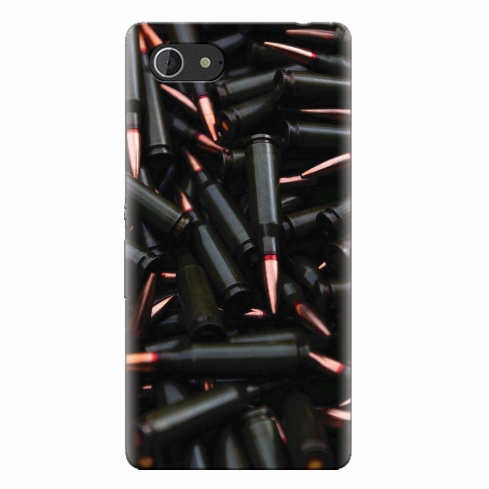 Husa silicon pentru Sony Xperia E3, Ammunition Bullets