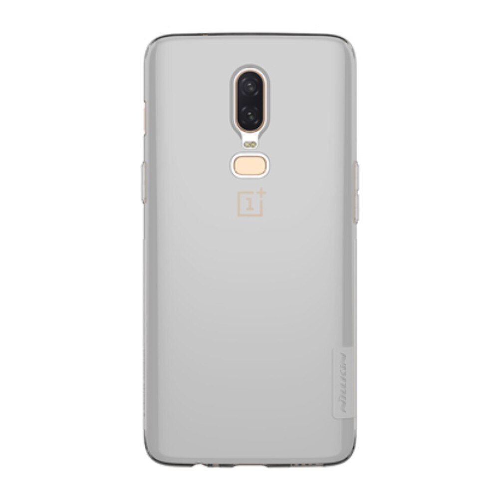 Husa din silicon Nillkin pentru OnePlus 6, negru transparent