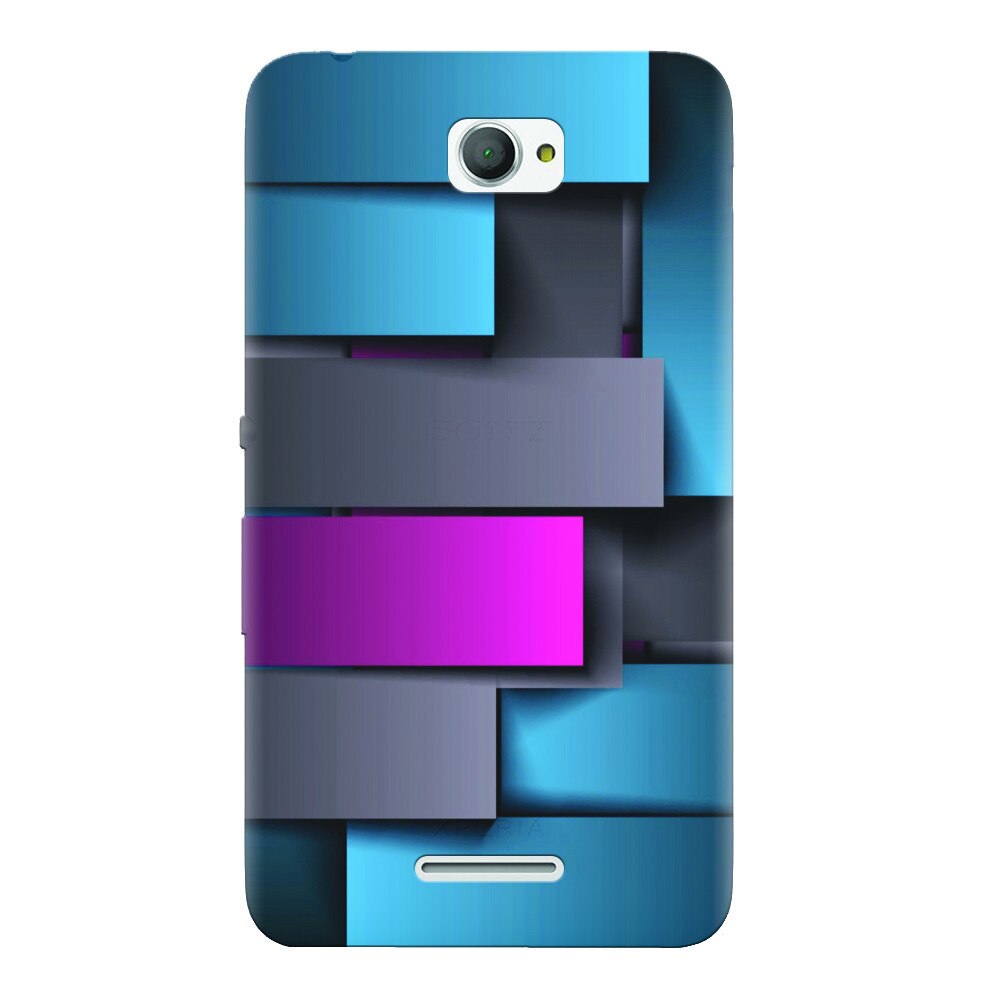 Husa silicon pentru Sony Xperia E4, Cool Abstract