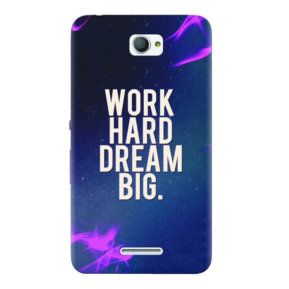 Husa silicon pentru Sony Xperia E4, Dream Big