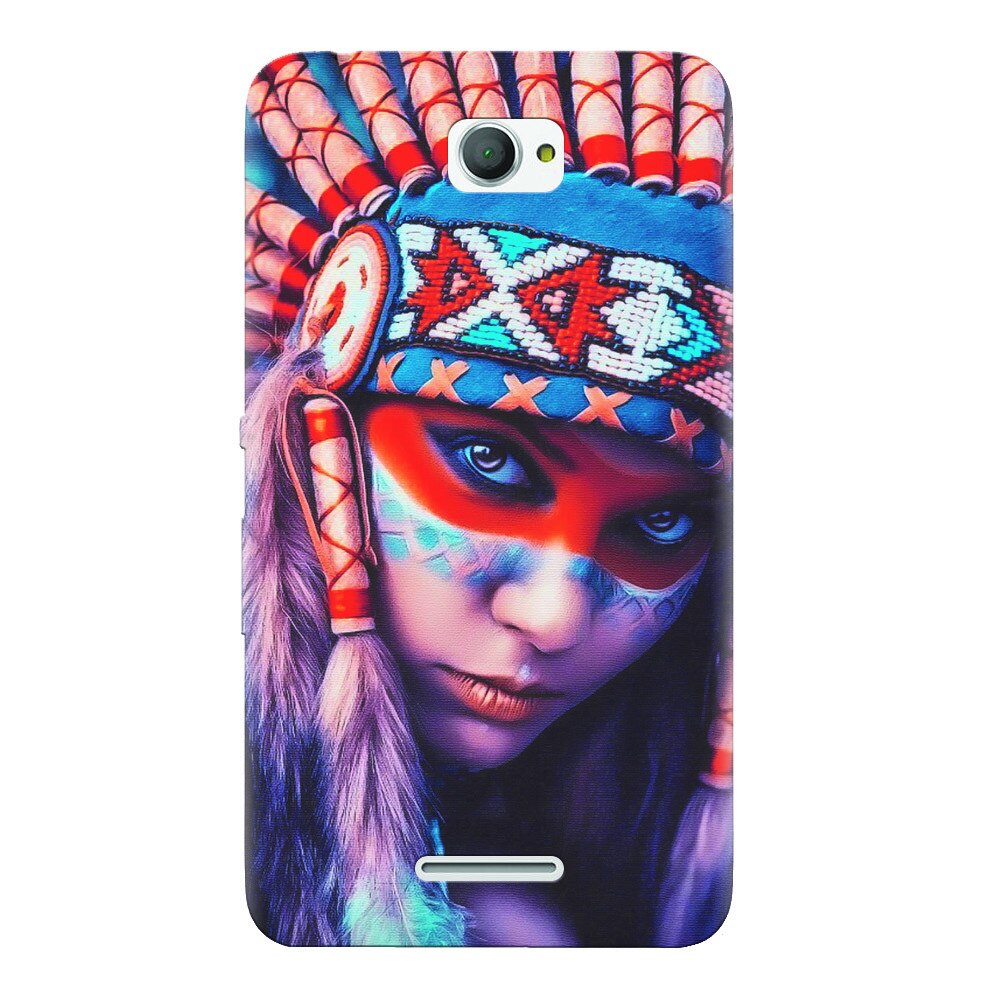 Husa silicon pentru Sony Xperia E4, Attractive Girl Model