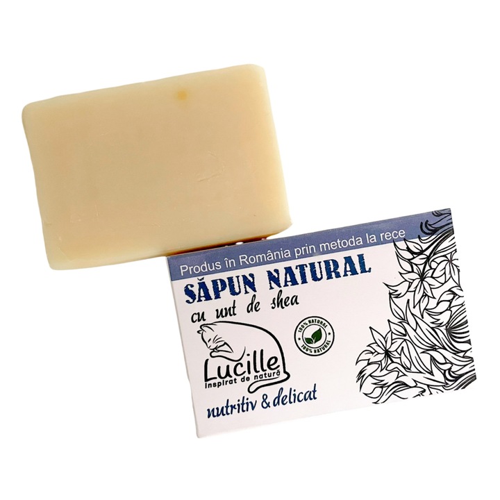 Натурален сапун с масло от ший - хранителен и деликатен, Lucille, 90гр