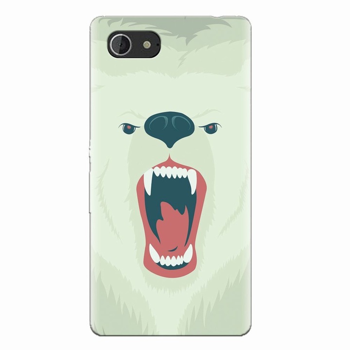 Силиконов кейс за Sony Xperia E3, Fierce Polar Bear Winter