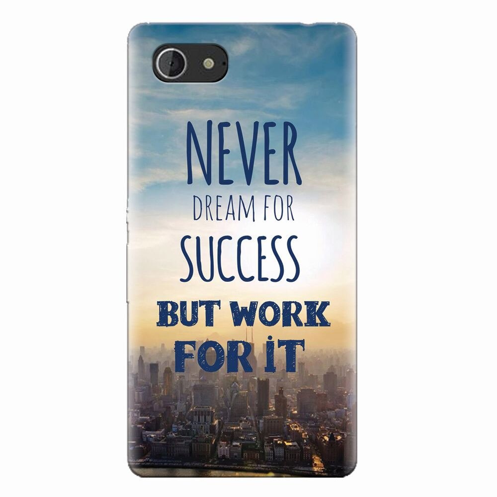 Husa silicon pentru Sony Xperia E3, Never Dream