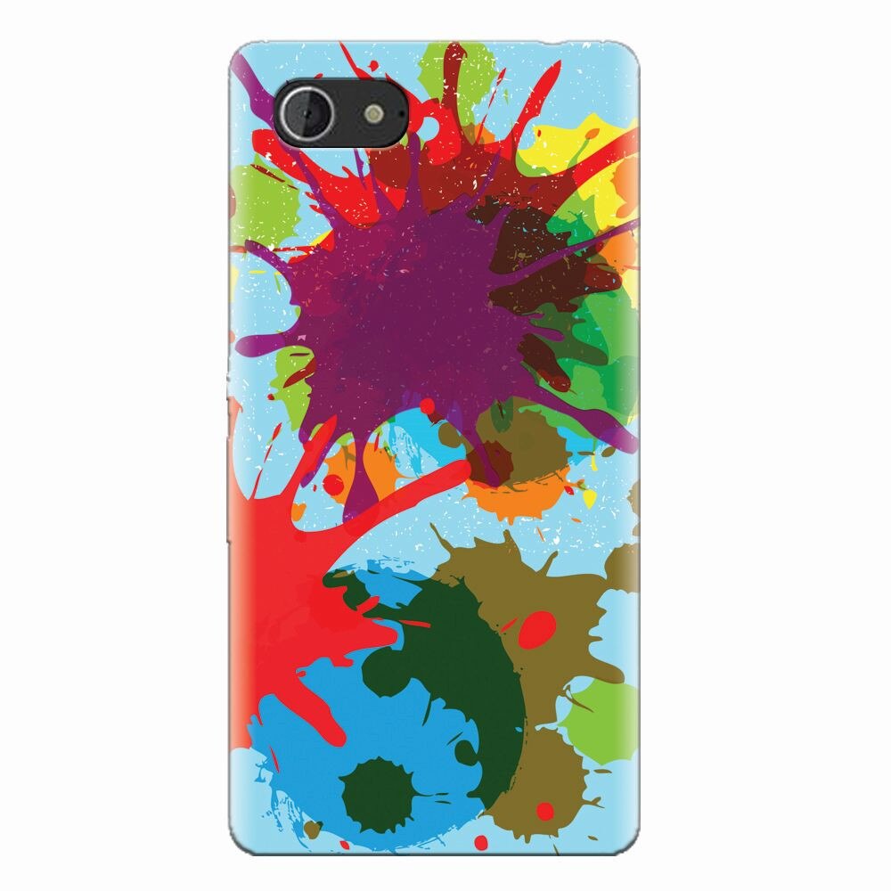 Husa silicon pentru Sony Xperia E3, Holi Splash