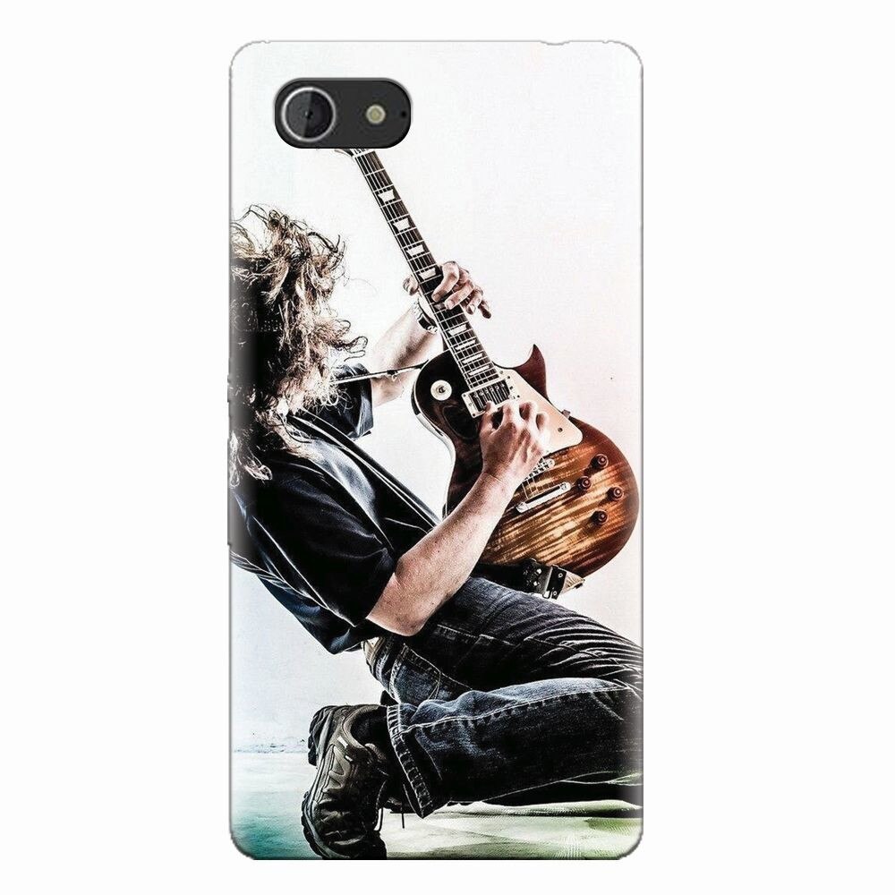 Husa silicon pentru Sony Xperia E3, Rock Star