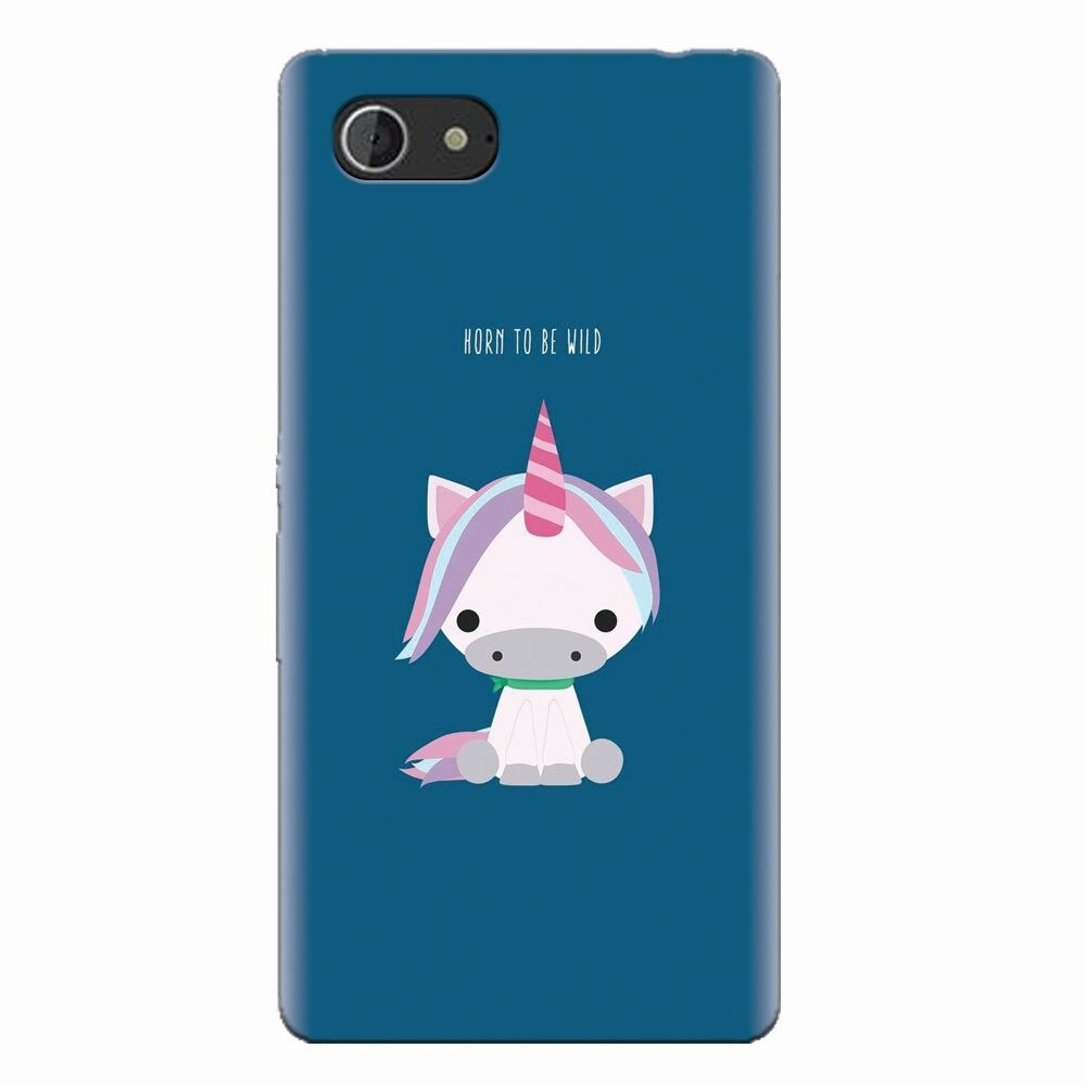 Husa silicon pentru Sony Xperia E3, Horn To Be Wild Cute Unicorn